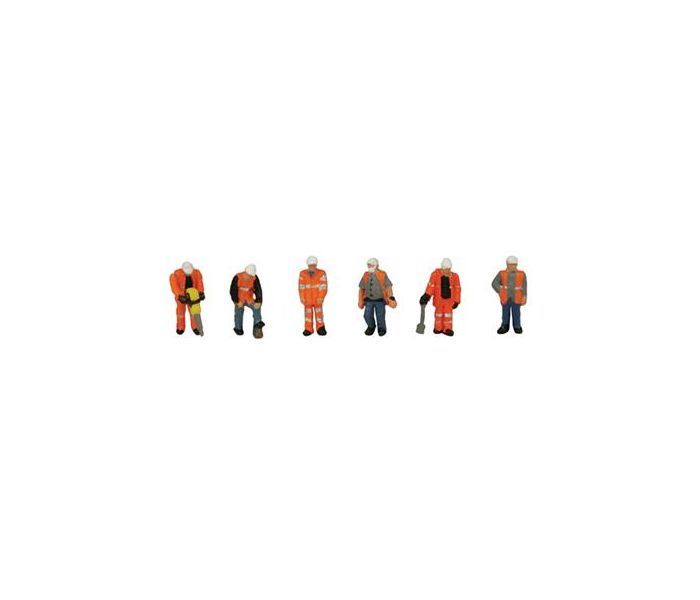 Trackside Workers (6) Figure Set