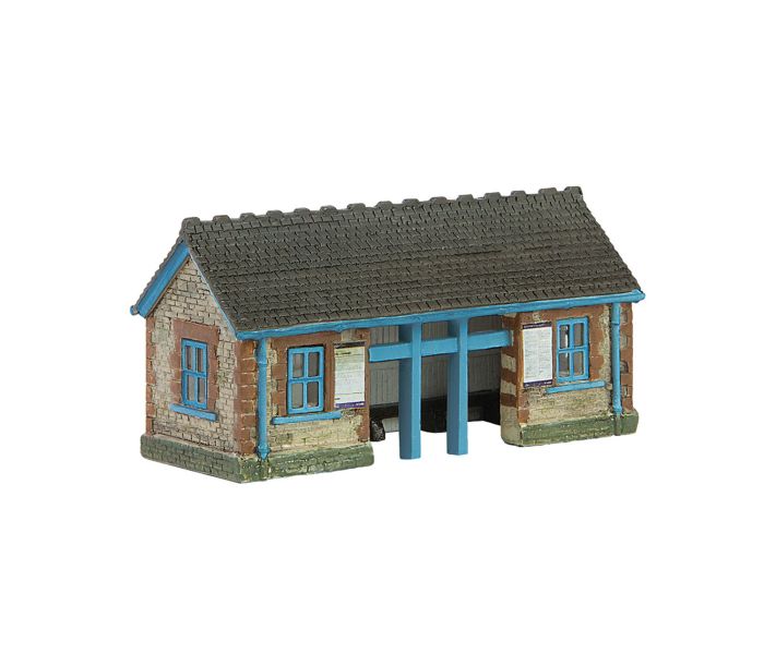 Scenecraft Stone Waiting Room Blue (Pre-Built)
