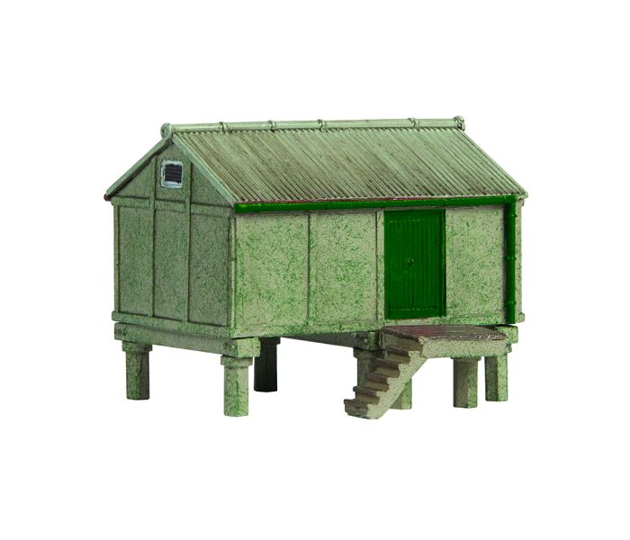 Scenecraft Wigmore Provender Store Green (Pre-Built)