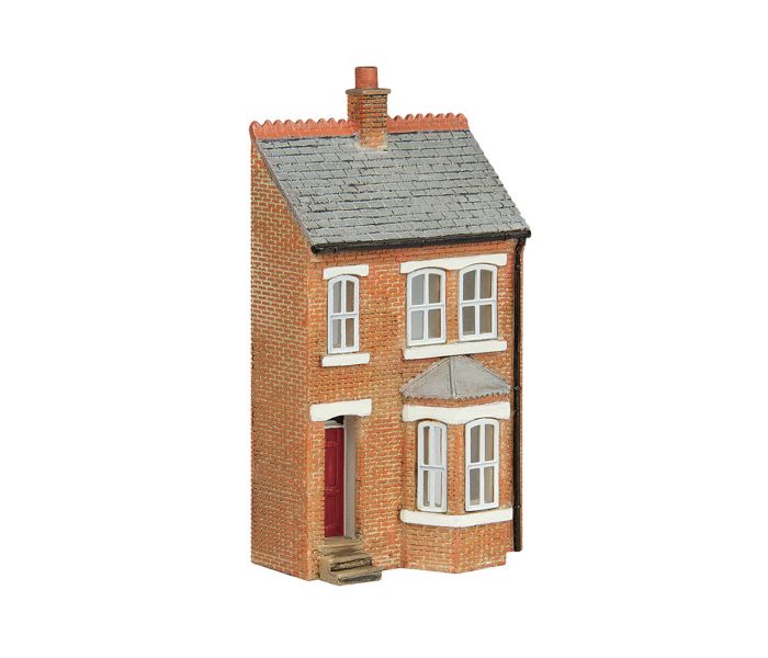 Scenecraft Low Relief RH Bay Terrace Red (Pre-Built)