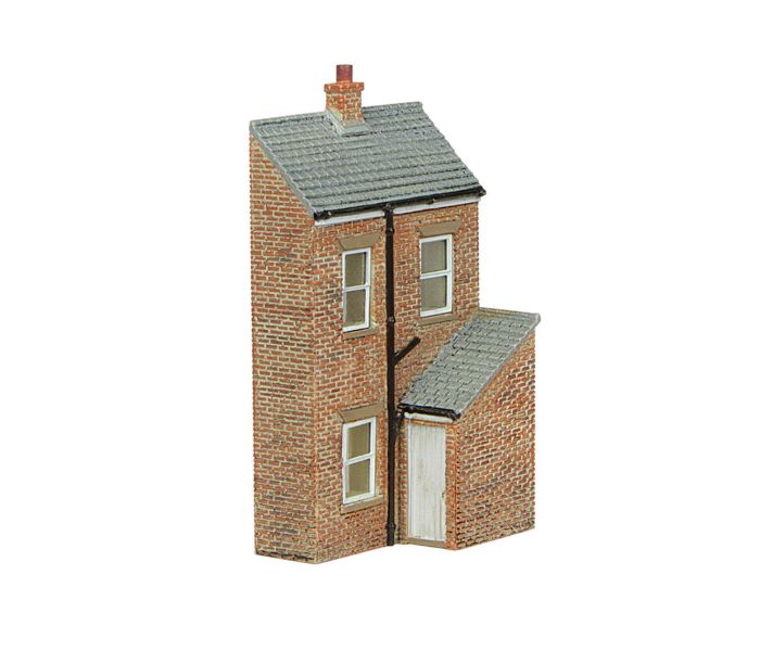 Scenecraft Low Relief Rear of Terrace LH White (Pre-Built)
