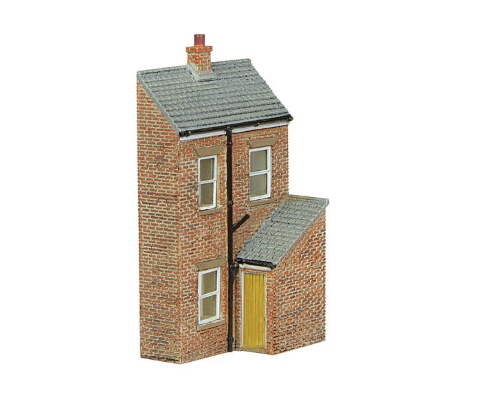 Scenecraft Low Relief Rear of Terrace LH Yellow (Pre-Built)