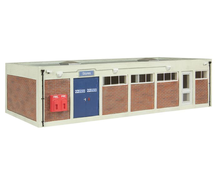 Scenecraft Office Block Blue (Pre-Built)