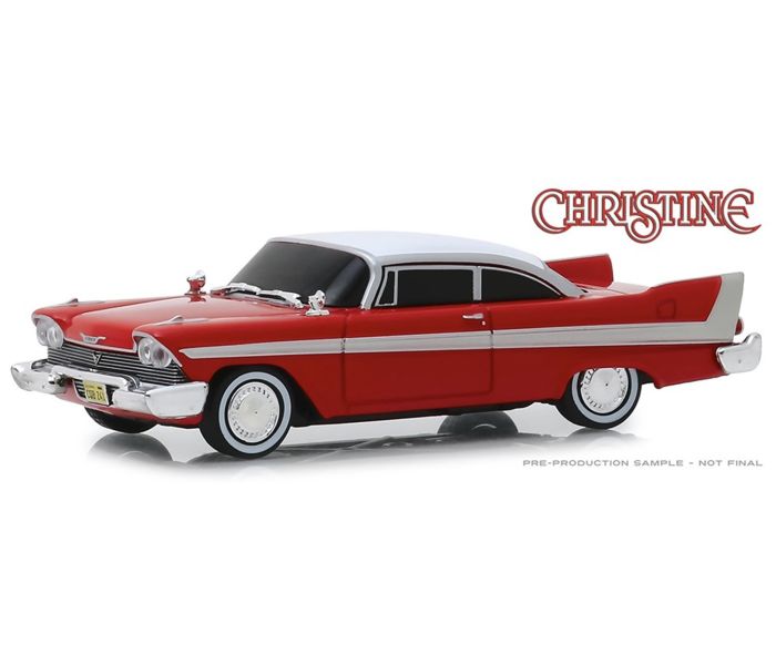 Christine 1958 Plymouth Fury con RAM 2500 Escala 1/64 Greenlight