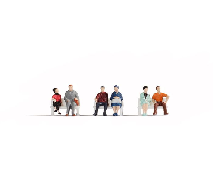 Sitting People (6) Hobby Figure Set