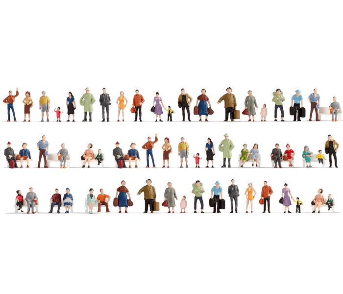 People (60) Mega Economy Hobby Figure Set