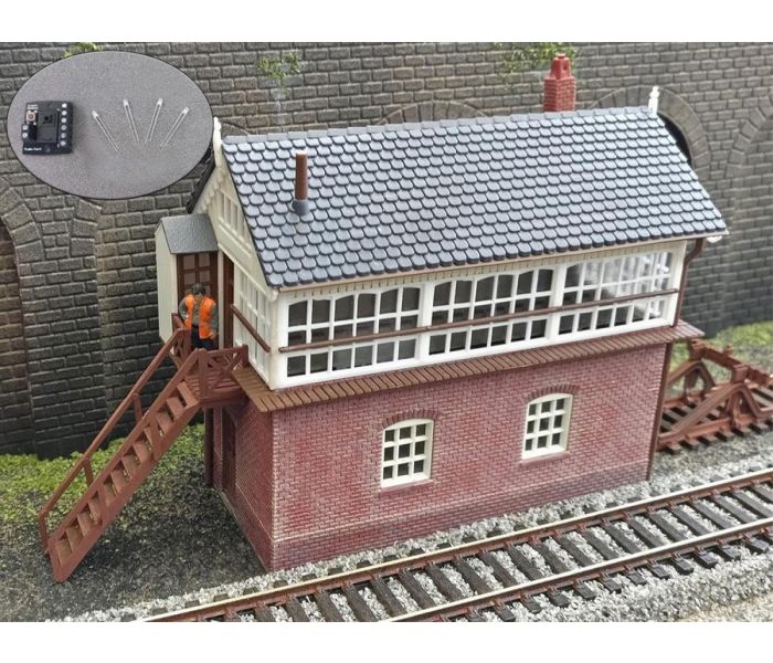 Teignmouth Signal Box Kit with LED Lighting
