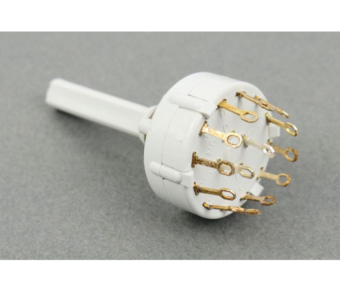 Rotary Switch 2 Pole 6 Way