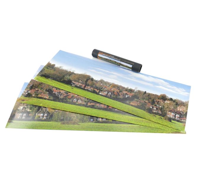 Gaugemaster GM704 – Grande Sfondo Per Diorami E Treni Modellistici, Villaggio Inglese, 2744 X 304 Mm, Per Scala OO E Superiori