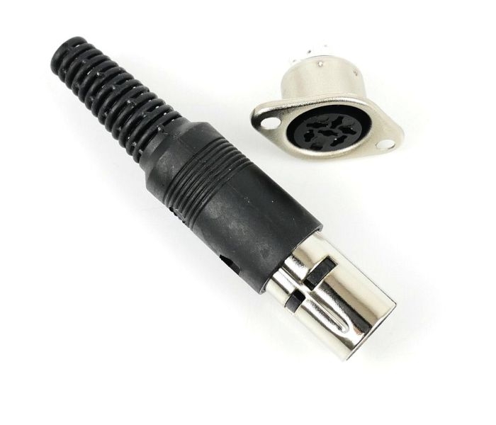 PS6 6-Way DIN Plug/Socket