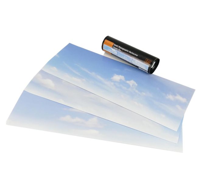 Cloudy Sky Small Photo Backscene (1372x152mm)