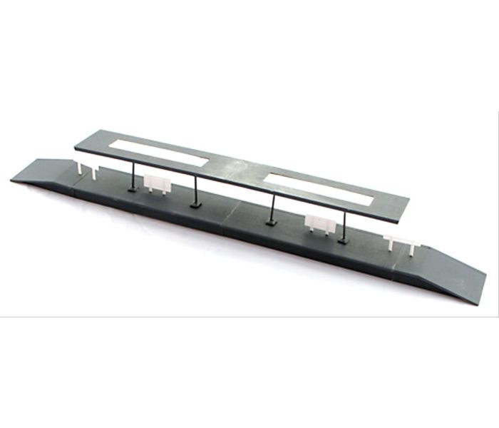 Island Platform with Flat Canopy Kit