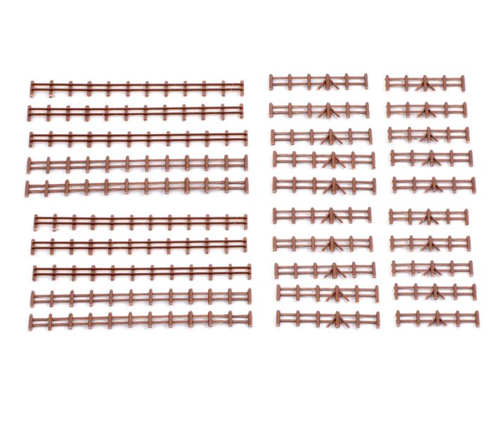 Brown Farm Rail Fencing 86mm x10 Lengths