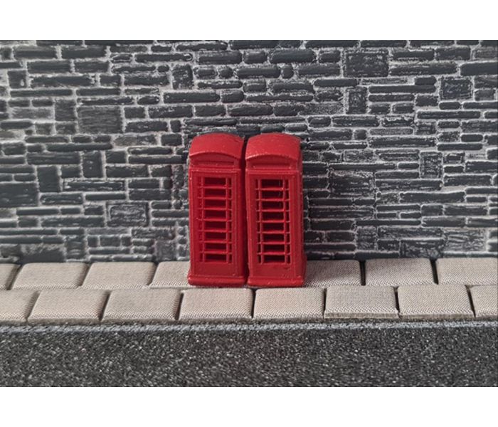 Telephone Boxes 2pcs (Pre-Built)