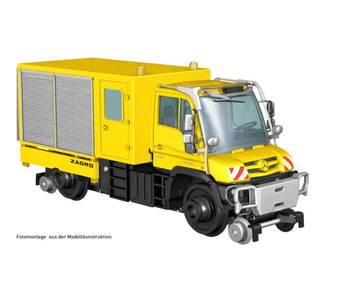 MB Unimog U423 Road/Rail Vehicle Yellow VI