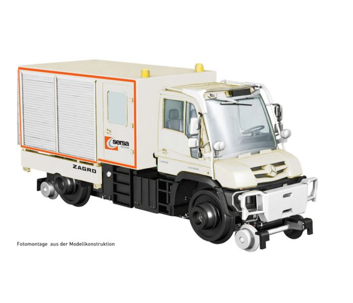 MB Unimog U423 Road/Rail Vehicle Sersa VI (DCC-Sound)