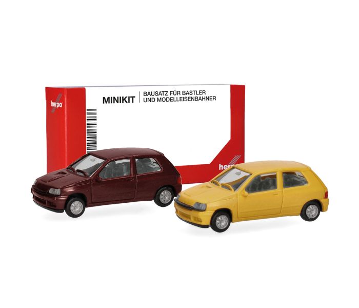Minikit (2) Renault Clio 16V Estrucan Red/Yellow