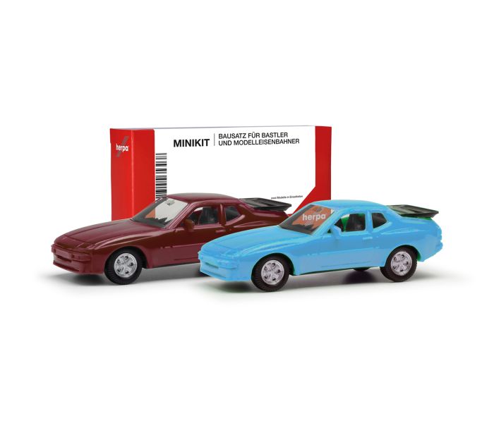 Minikit Porsche 944 Red/Blue (2)