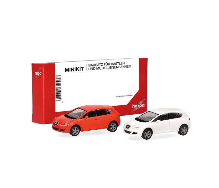 Minikit Seat Leon Orange/Candy White Set (2)