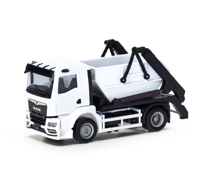 Minikit MAN TGS AK12 Skip Lorry White