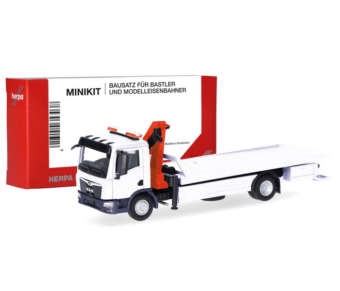 Minikit MAN TGM Tow Truck with Loading Crane
