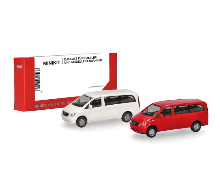 Minikit MB Vito Bus W639/2010 Set (2) White & Red