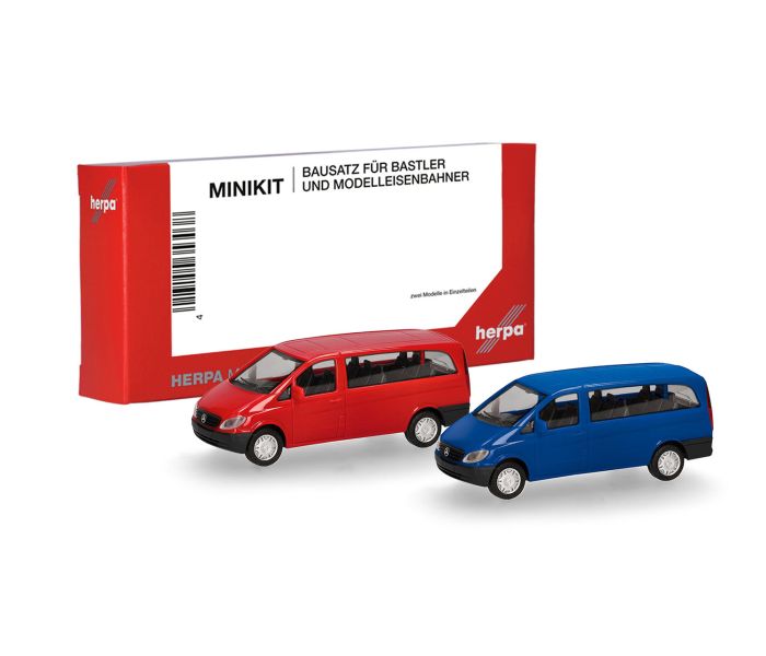 Minikit MB Vito Bus W639/2003 Set (2) Red & Blue