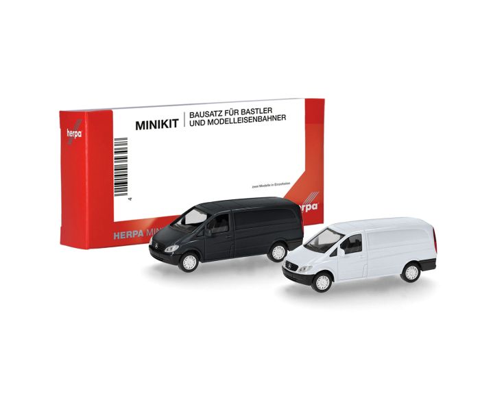 Minikit MB Vito Transporter W639/2003 Set(2) Black & White