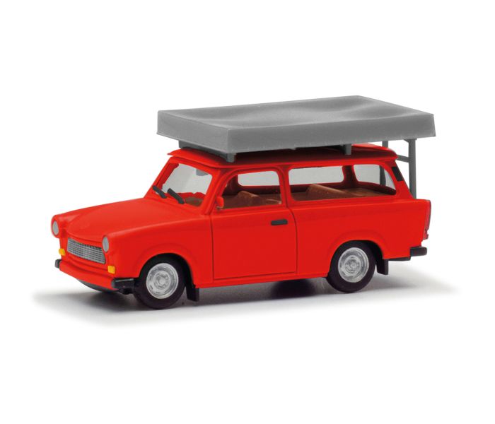 Trabant 601 Universal Bright Red w/Roof Tent
