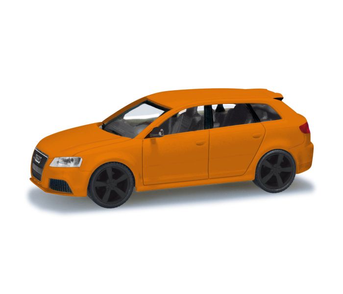 Audi RS3 Sportback Glow Orange Black Rims