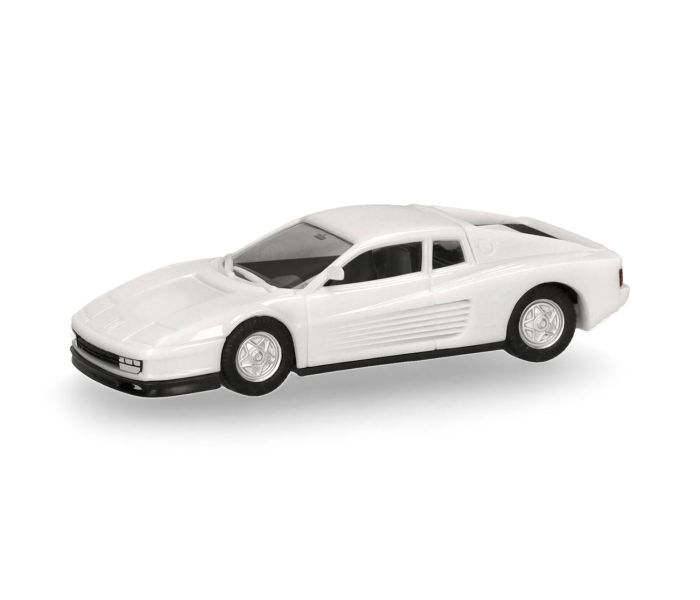 Ferrari Testarossa White (Opening Bonnet)