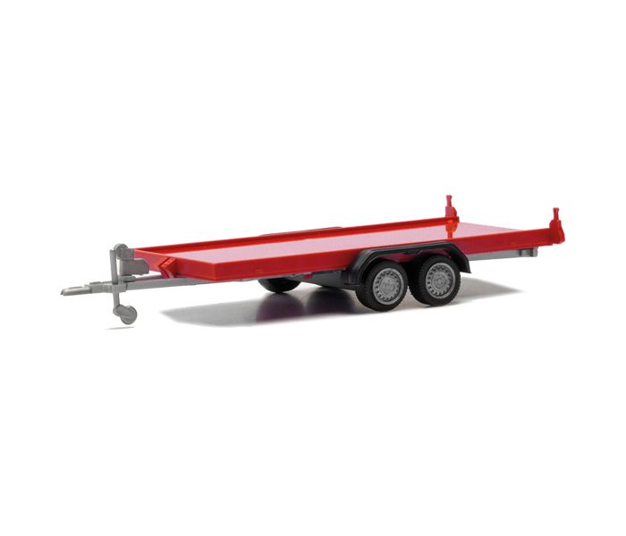 2 Axle Trailer for Cars Red