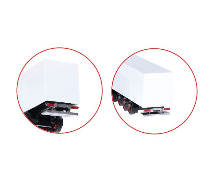 Rear Tail Lift (2) White/Silver