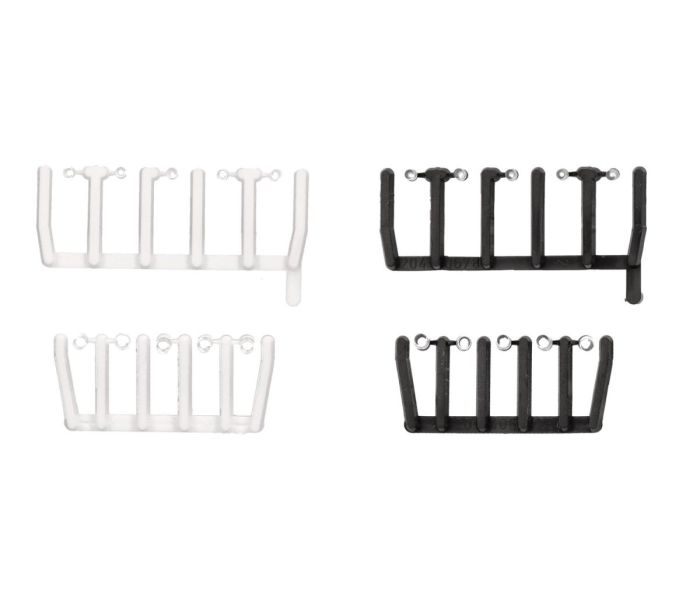 Transparent Signal Lights w/Black & White Base