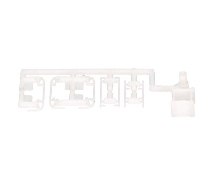 Lowbars (3) & Sidebars (3) for Rigid Tractors White