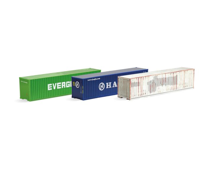 40' Container Set (3) Evergreen/Hanjin/Gealtert