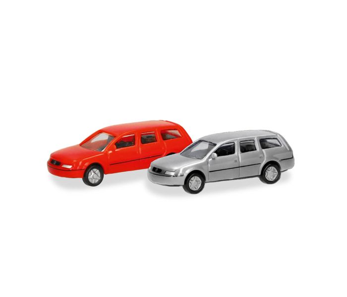 VW Passat Variant Set (2) Red & Silver