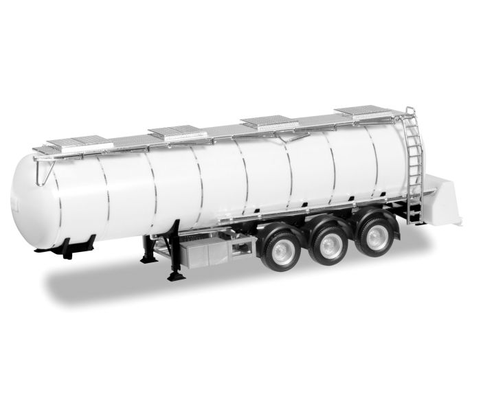 Food Tank 3 Axle Trailer White