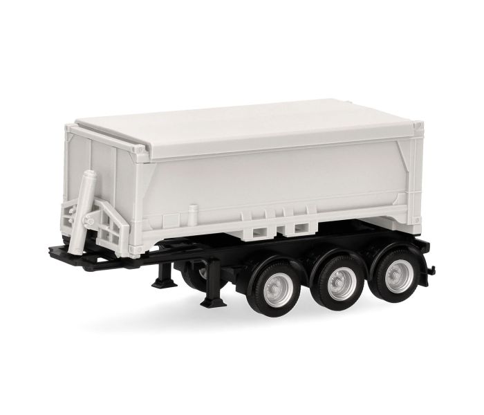 Excavated Material 3 Axle Trailer White