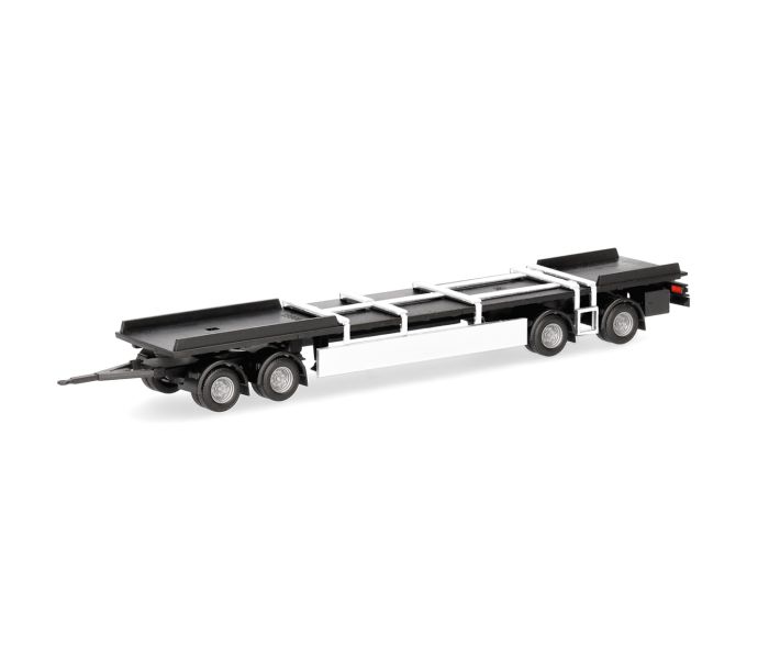Swedish Box Truck Trailer 4 Axle Chassis (2)