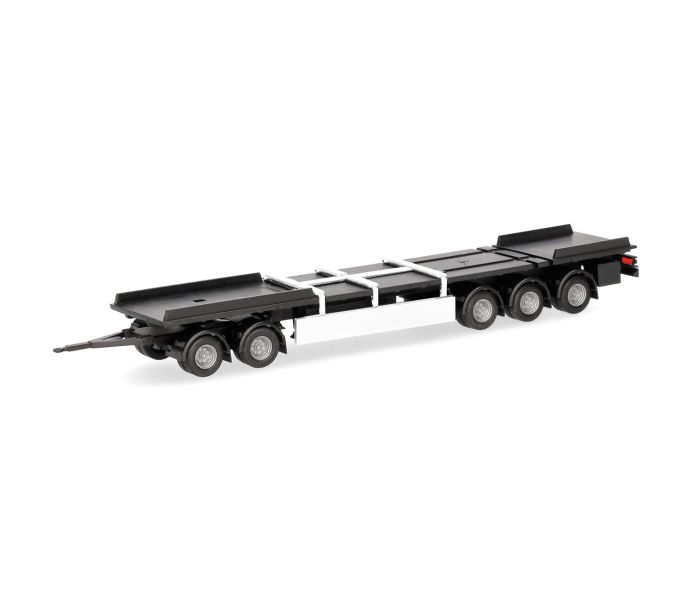 Swedish Box Truck Trailer 5 Axle Chassis (2)