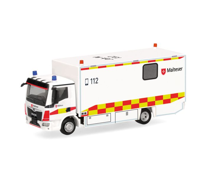 MAN TGL CC Box Truck Malteser Munchen