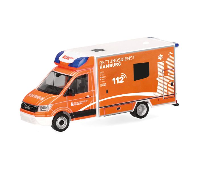 MAN TGE Feuerwehr Hamburg Ambulance