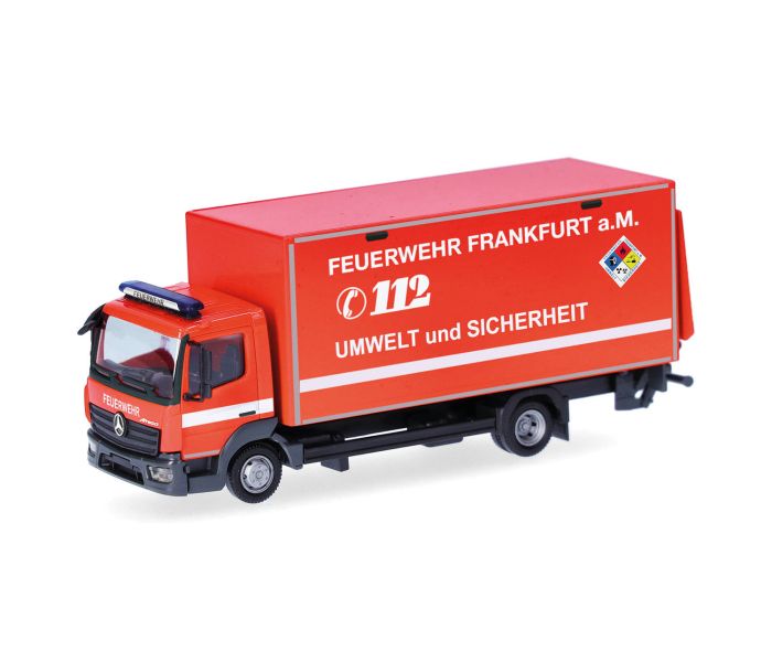 MB Atego 13 Box Truck w/Tail Lift Feuerwehr Frankfurt