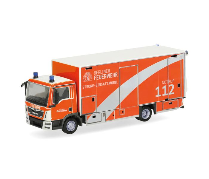 MAN TGL Euro 6c Box Truck Berliner Feuerwehr