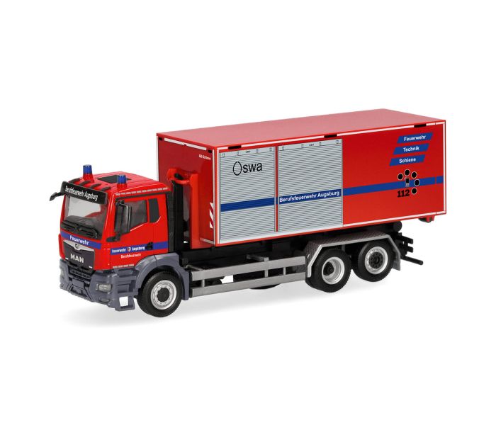 MAN TGS NN 3 Axle Interchangeable Truck Feuerwehr Augsburg