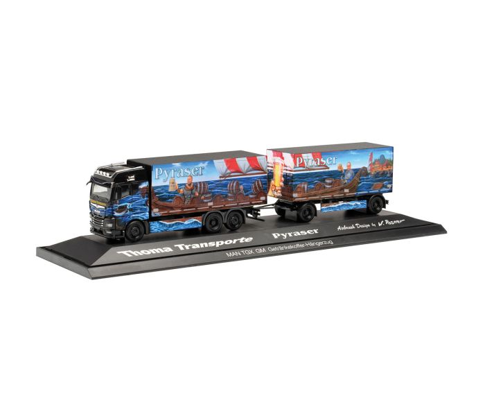 MAN TGX GM Beverage Box Semitrailer Pyraser III/Rudi Thoma