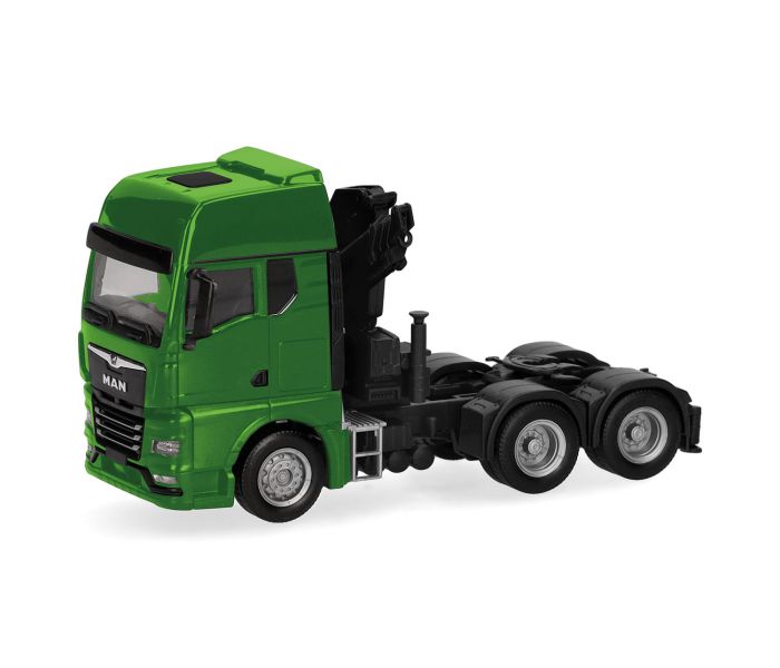MAN TGX GX Rigid Tractor w/'Crane 3 Axle Green