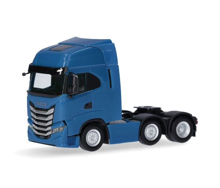 Iveco S-Way 3 Axle 6x2 Rigid Tractor Unit Traffic Blue