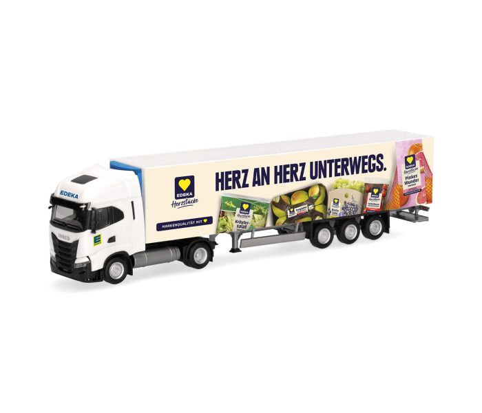 Iveco S-Way Refrigerated Box Semitrailer w/Tail Lift Edeka